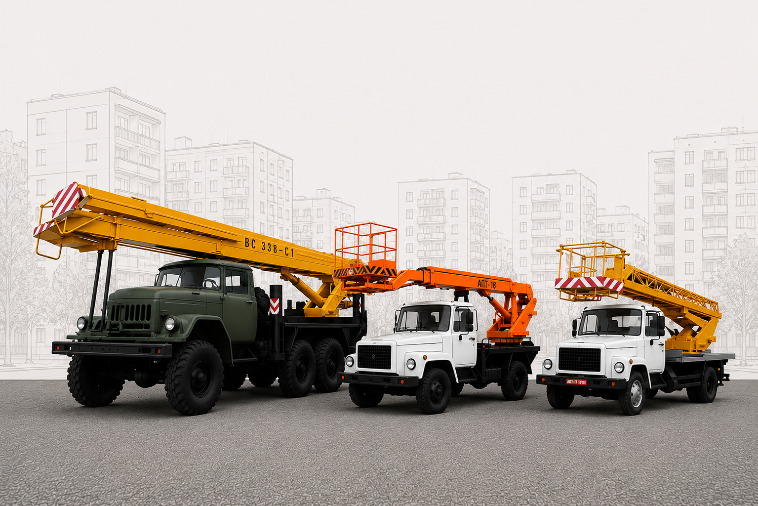 Автовышки для работы на высоте в Минске